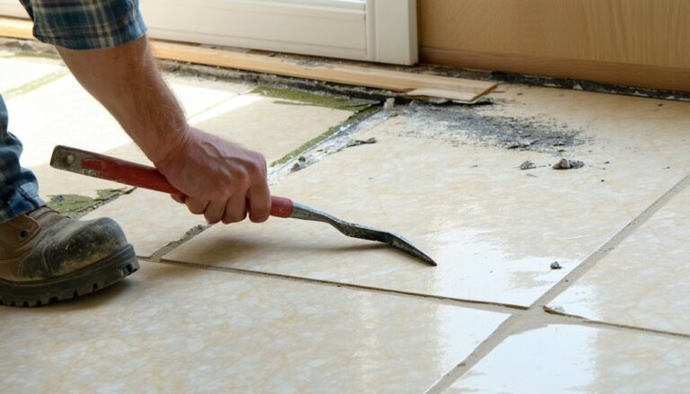 removing vinyl flooring tips