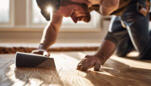 repairing damaged laminate flooring