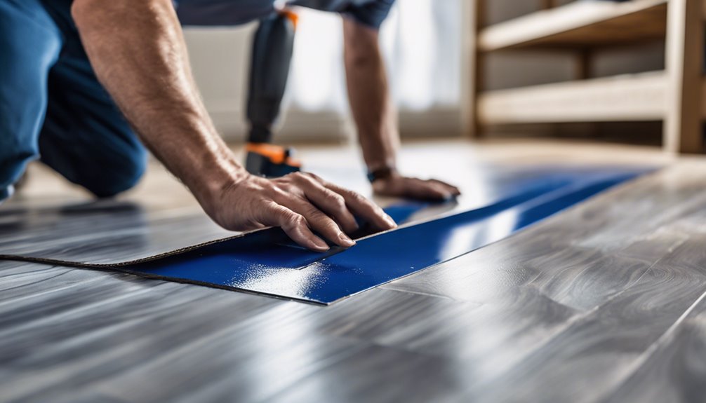 vinyl flooring installation process