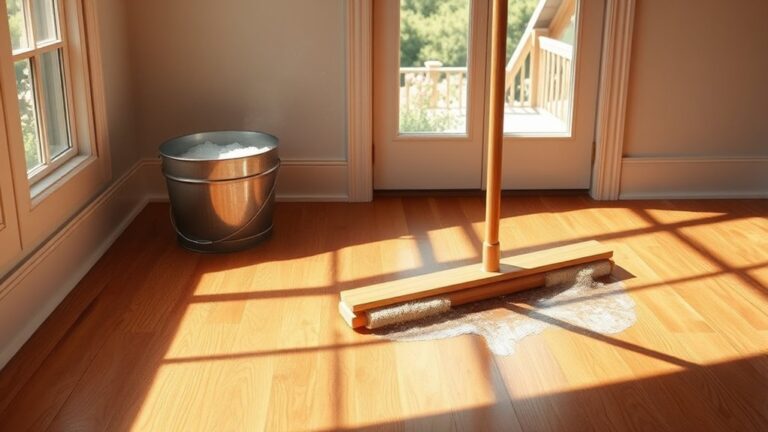 cleaning unfinished hardwood floors