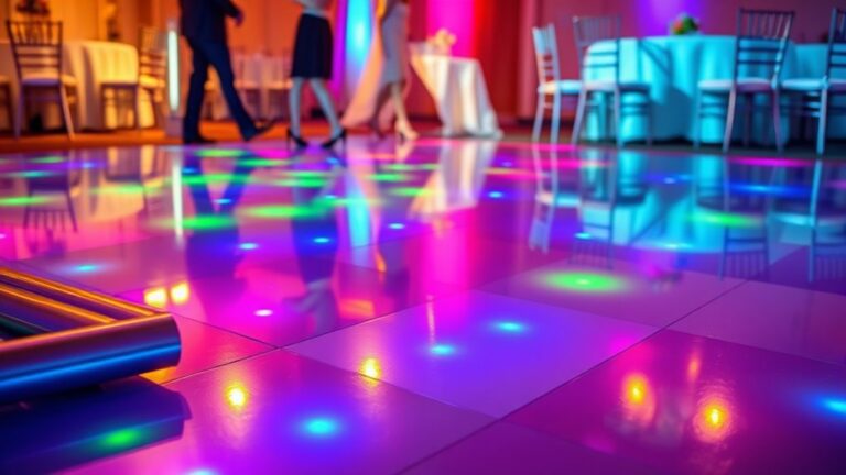 dance floor wrapping cost