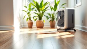drying water laminate floors