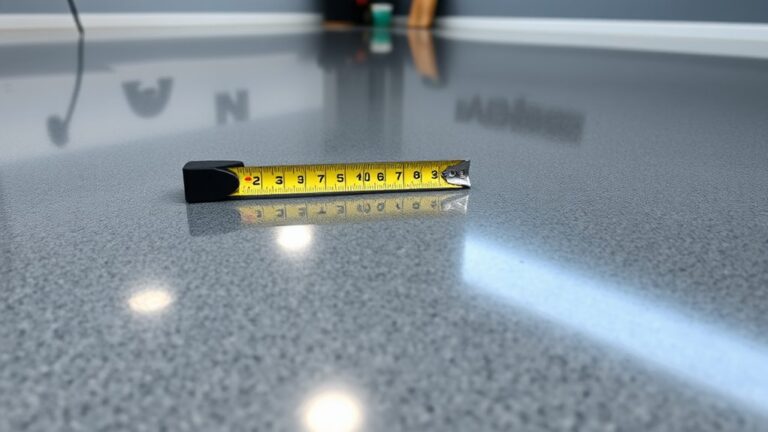 epoxy floor thickness guidelines