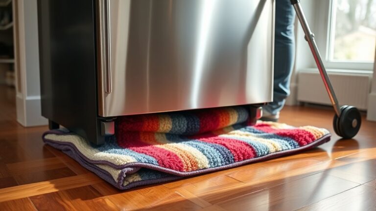 protect floor while moving
