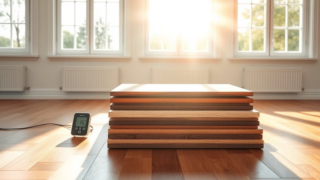 acclimate vinyl planks properly