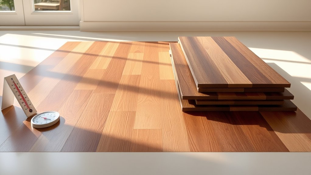 acclimate vinyl planks properly