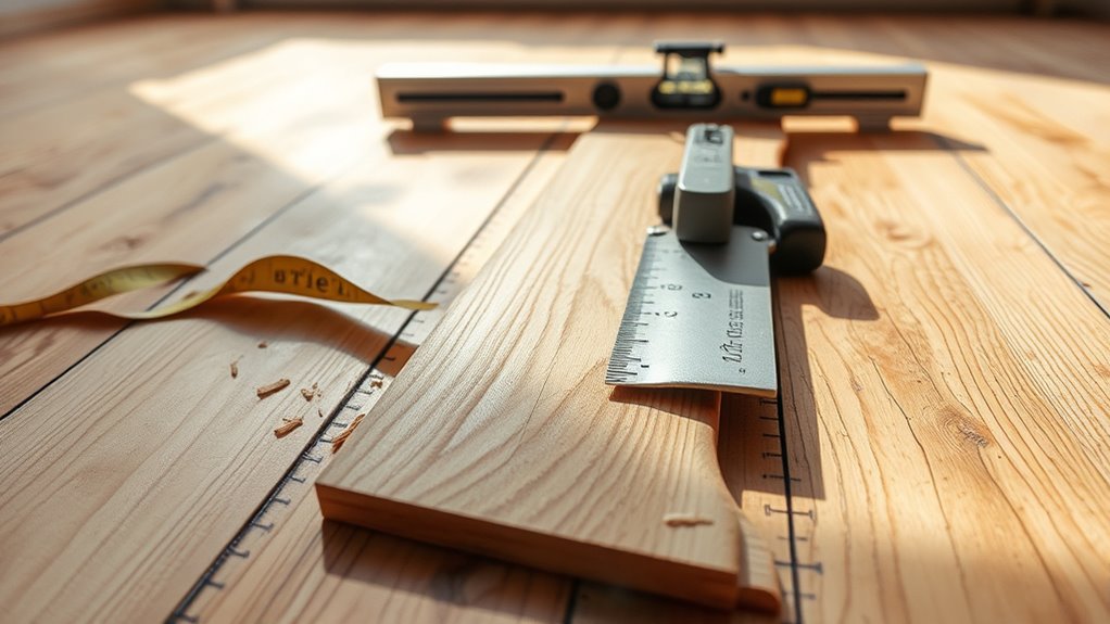 accurate measuring and cutting
