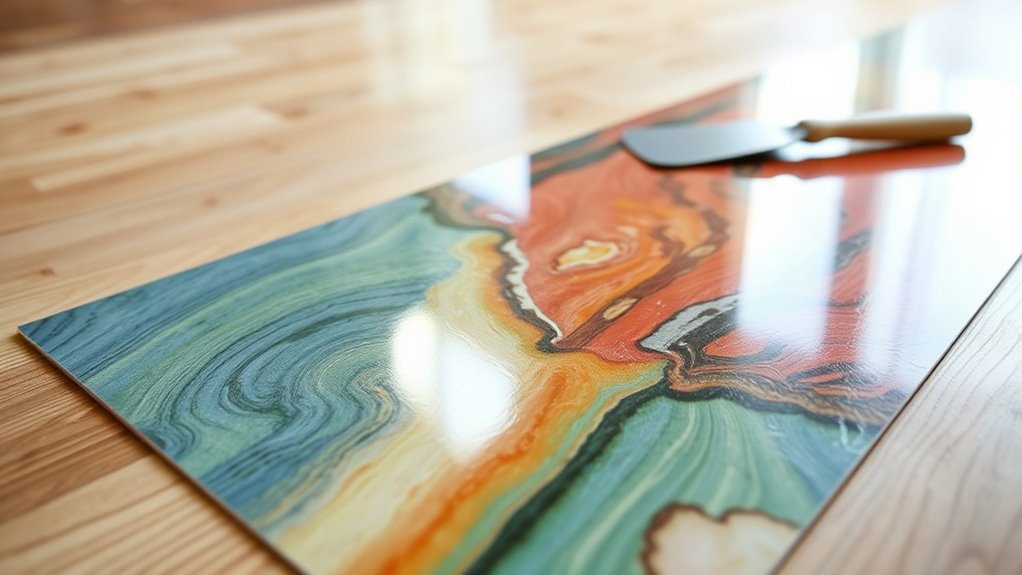 adhesive application for vinyl