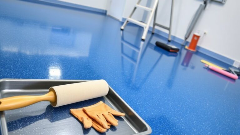 apply epoxy garage floor