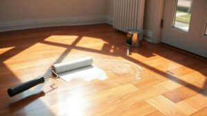 apply polyurethane to floors