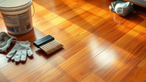 applying polyurethane to floors