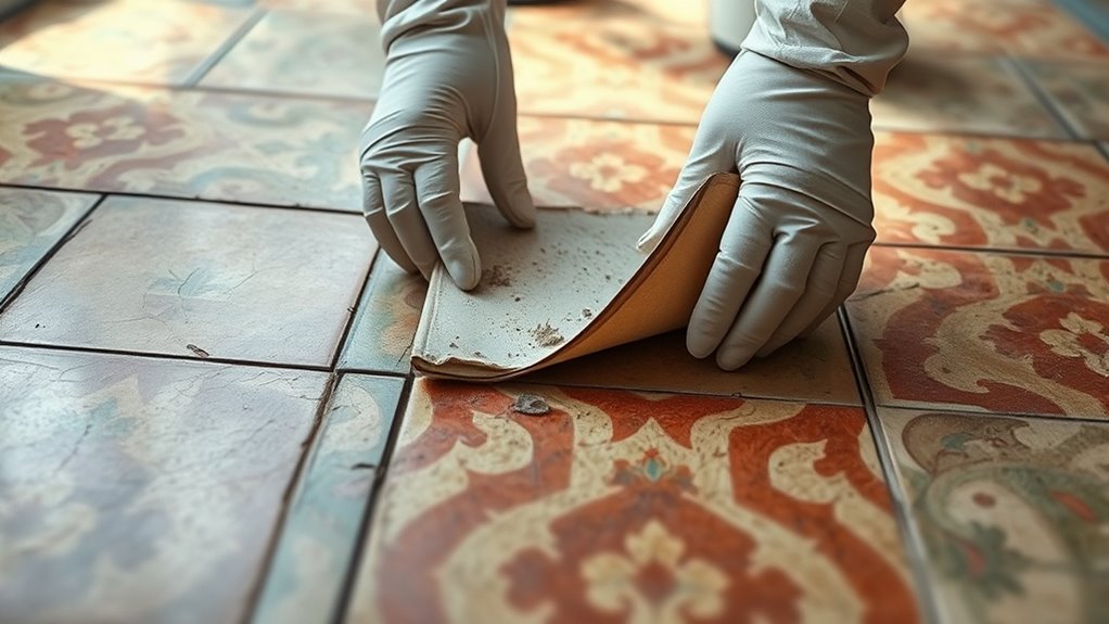 asbestos in floor tiles