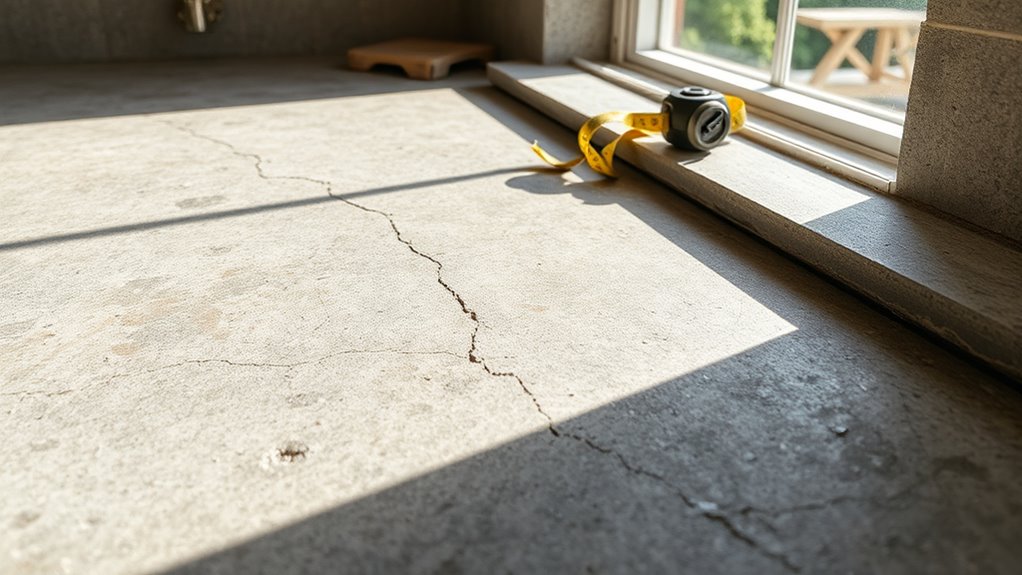 assess concrete floor condition
