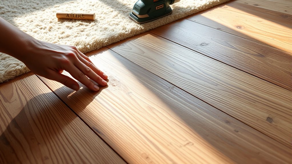 assess floor condition thoroughly
