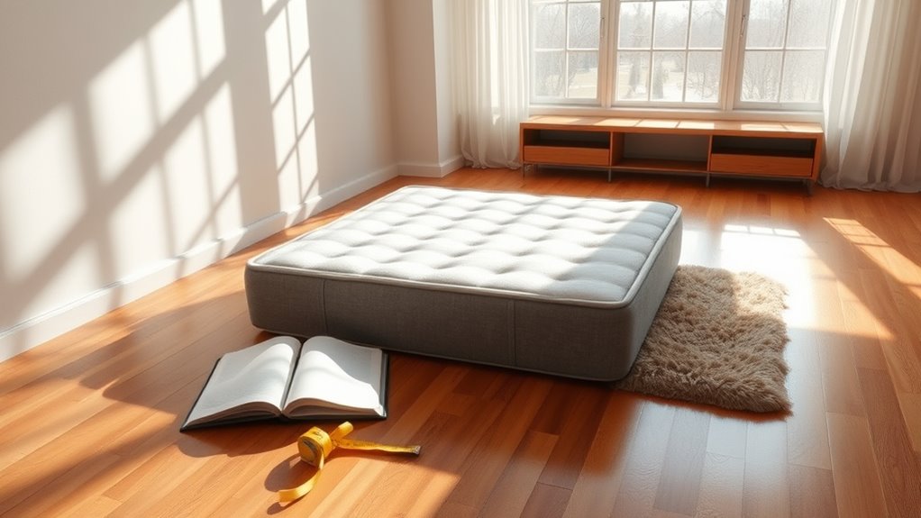 assess floor space carefully