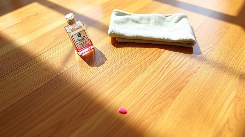 assess hardwood finish type