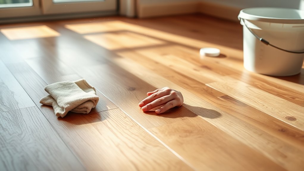 assess hardwood floor condition