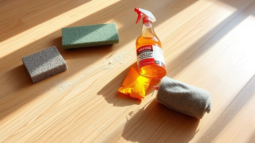 avoid abrasive cleaning products