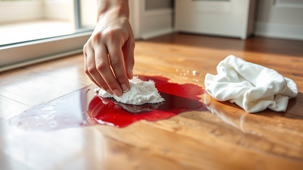baking soda stain removal