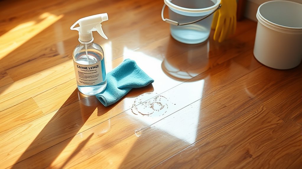 blot clean scrub dry