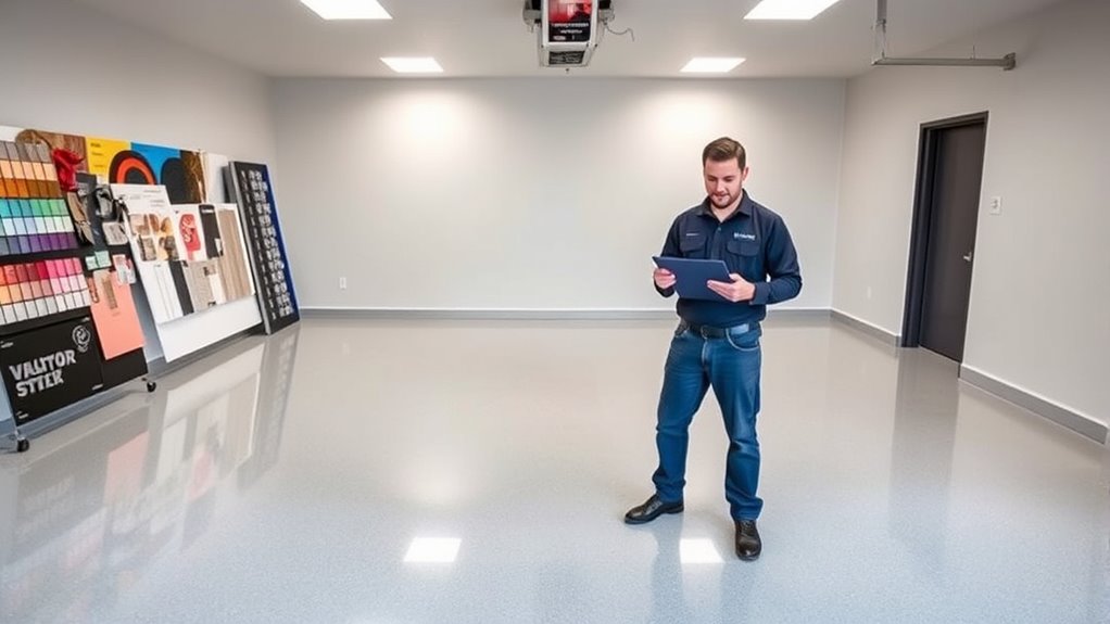 budget friendly diy epoxy flooring
