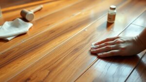 buffing scratches on wood