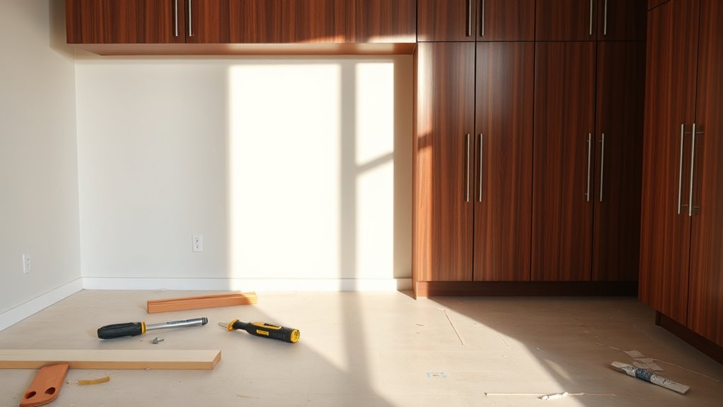 cabinet first installation challenges