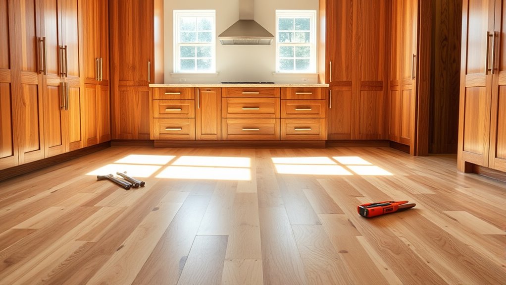 cabinets first flooring benefits