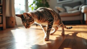 cats exhibit natural scratching behavior