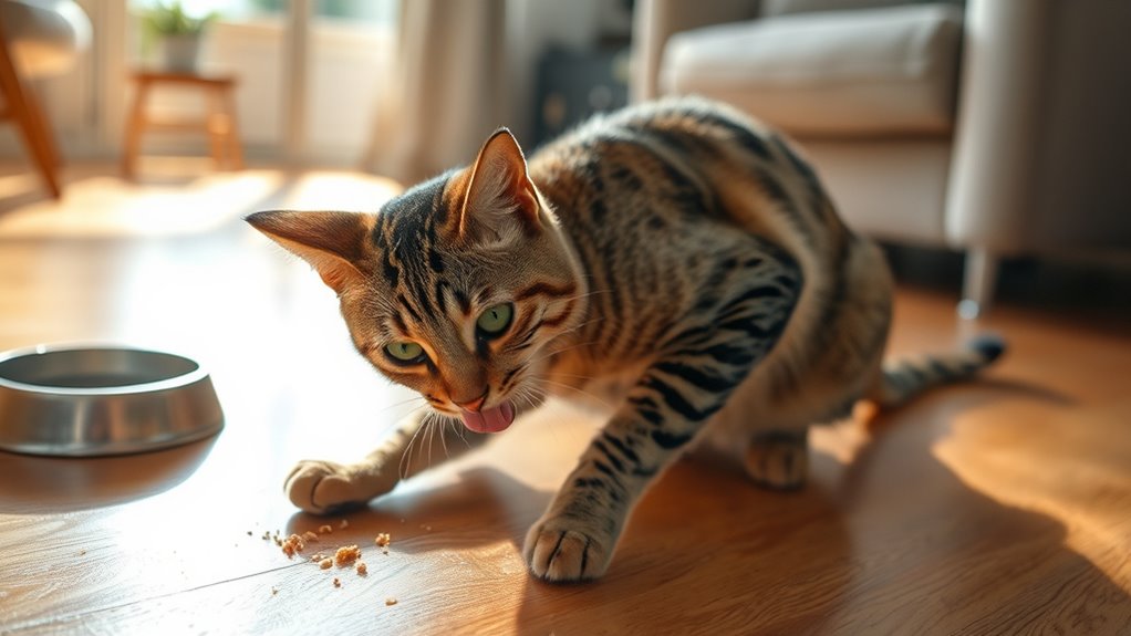 cats lick for exploration