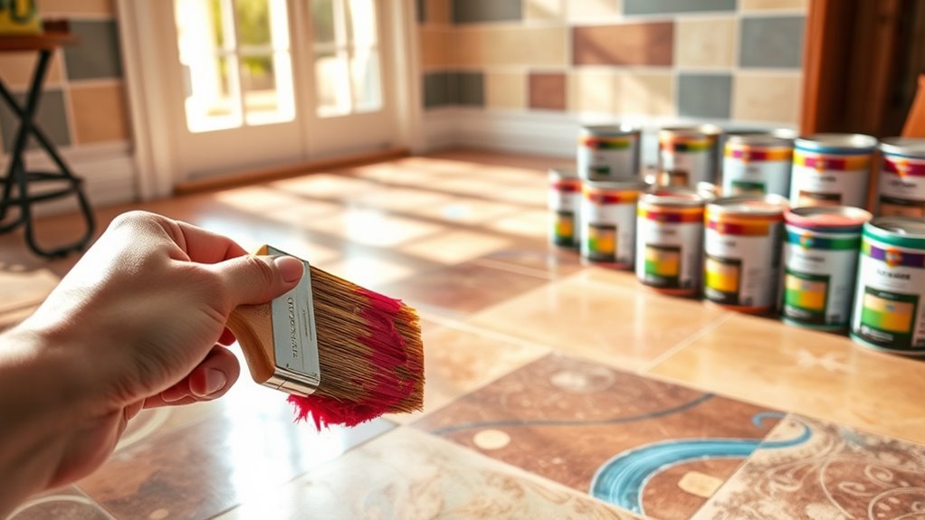 choose vinyl floor paint