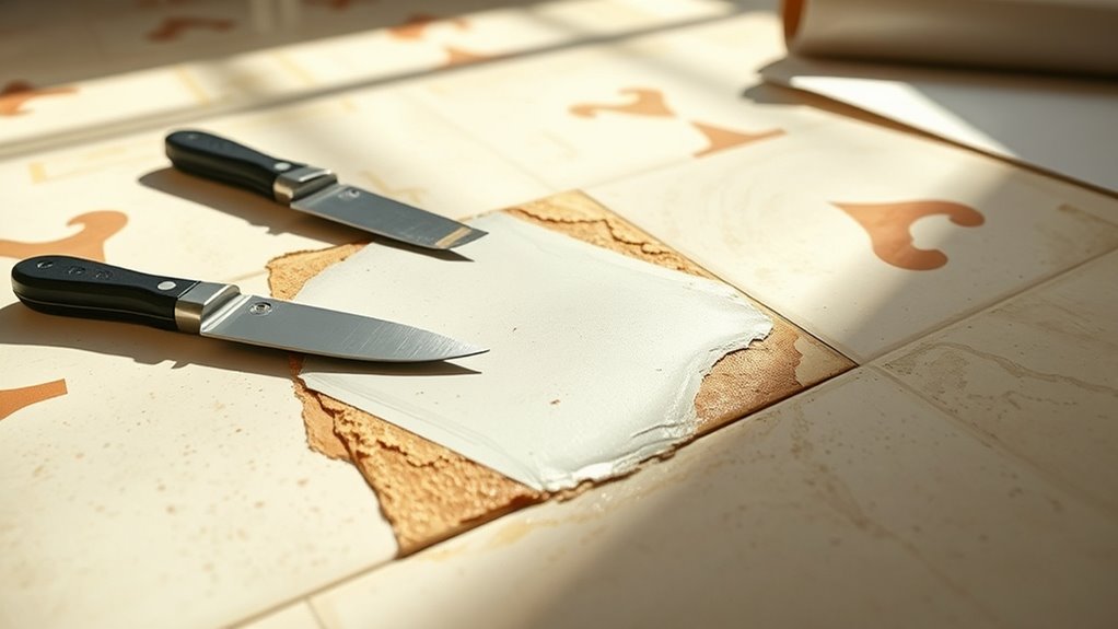 clean and dry surface