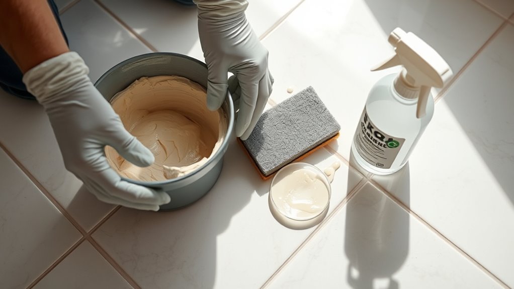 clean and seal grout lines