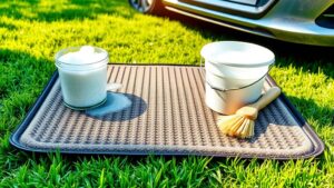 clean auto floor mats