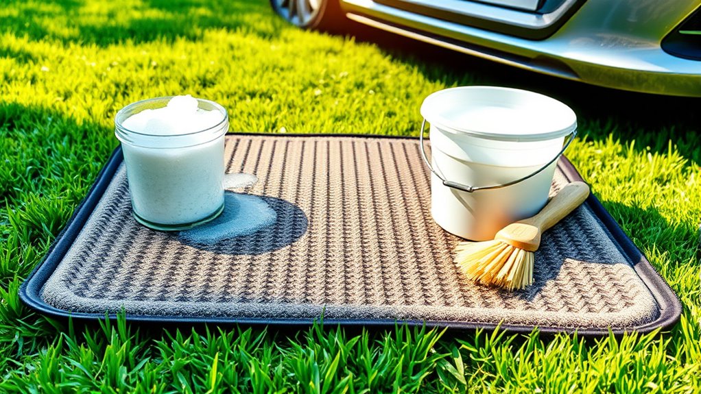 clean auto floor mats