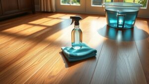 clean coretec floors easily
