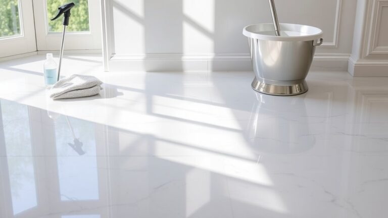 clean marble floors easily