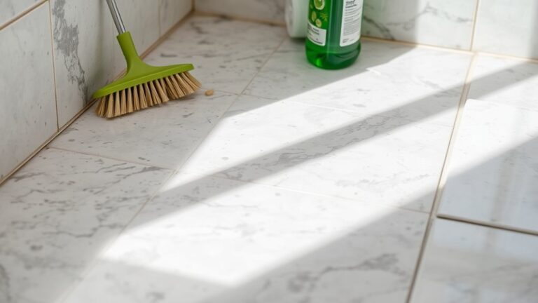 clean shower floor tips