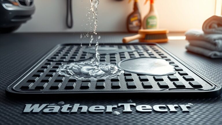 clean weathertech mats easily