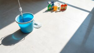 cleaning concrete floors effectively