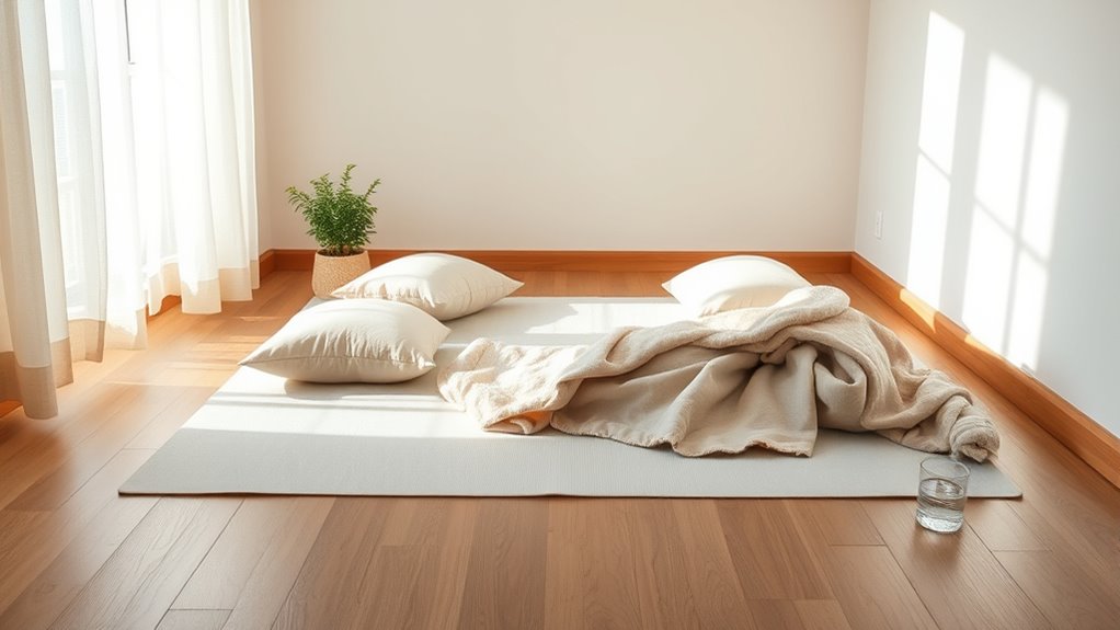 comfortable floor sleeping conditions