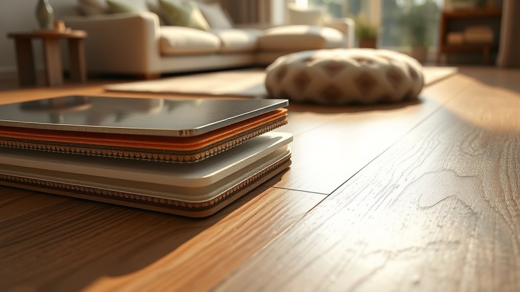 comfortable quiet resilient flooring