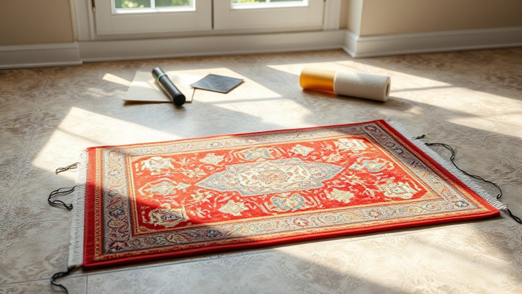 covering tiles without removal
