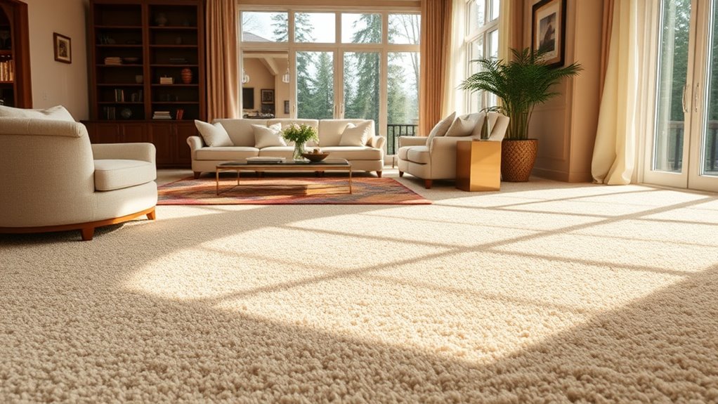 cozy stylish carpet flooring