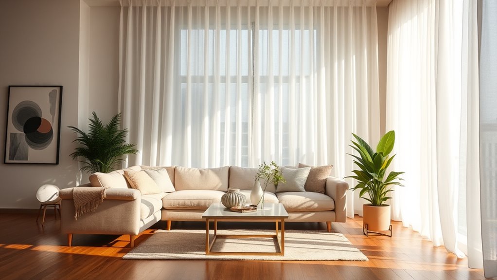 curtain length influences ambiance