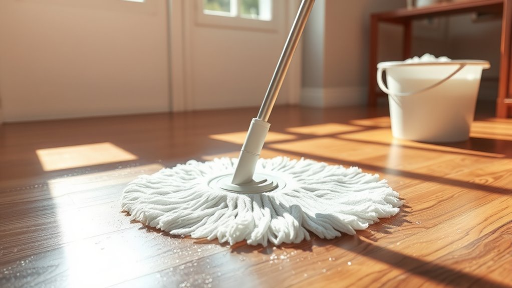 damp cloth for gentle cleaning