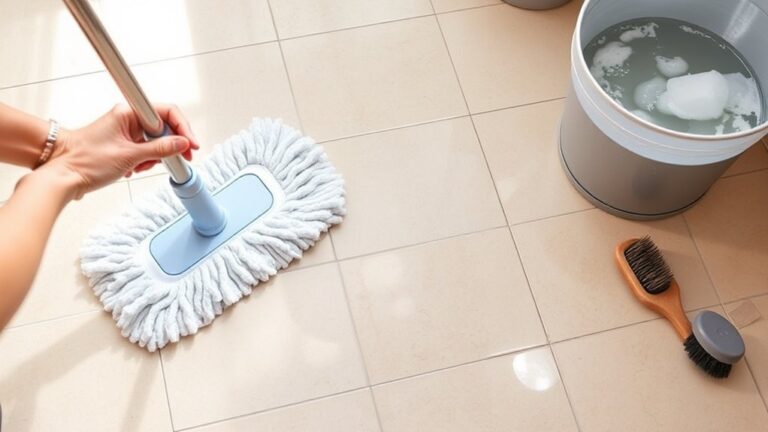 deep clean ceramic tiles
