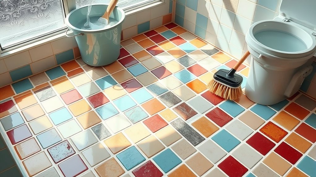deep clean tiles effectively