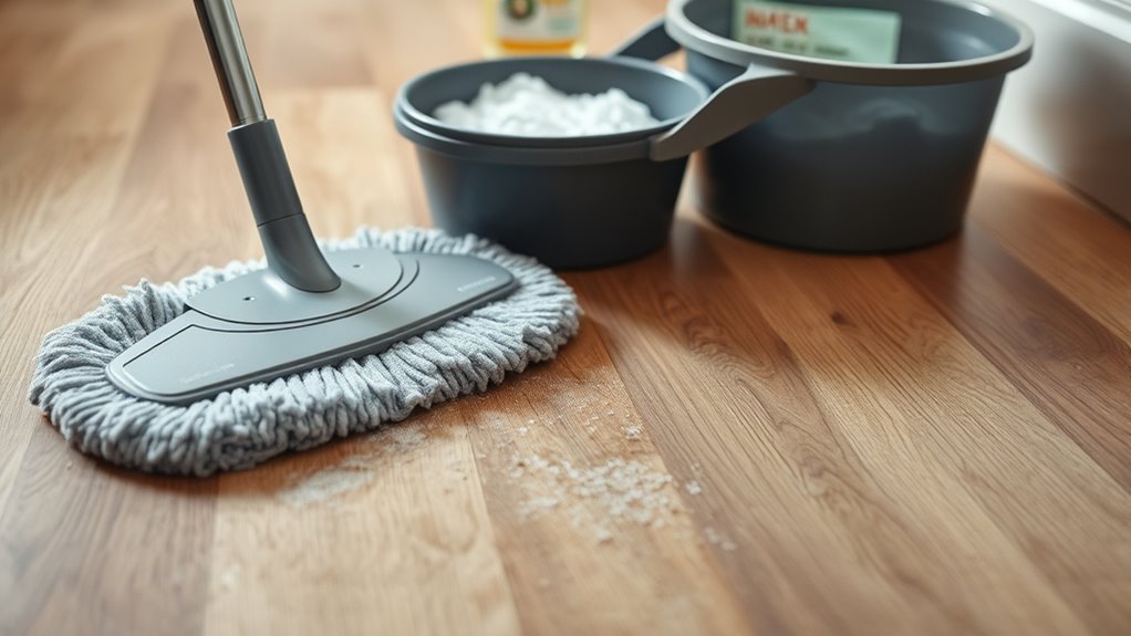 deep clean vinyl floors