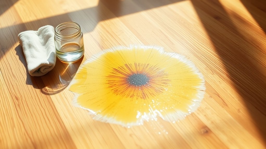 detecting cat urine stains